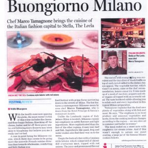 Articolo su Marco Tamagnone sull'Hindustan Times